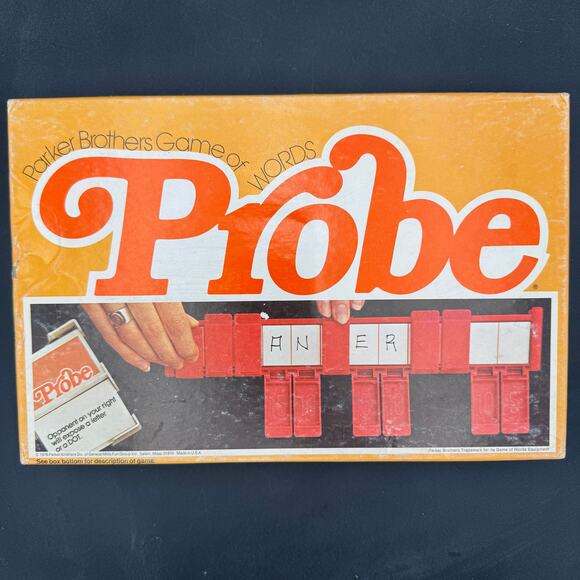 Vintage Probe Game of Words Parker Brothers 1976 Board Game Complete - Picture 7 of 8